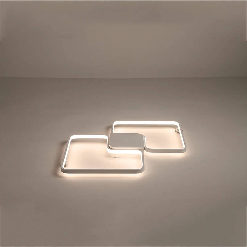 CUICAN nuevo rectángulo moderno luz LED de techo para habitación dormitorio iluminación AC85-265V de montaje en superficie de techo de la lámpara