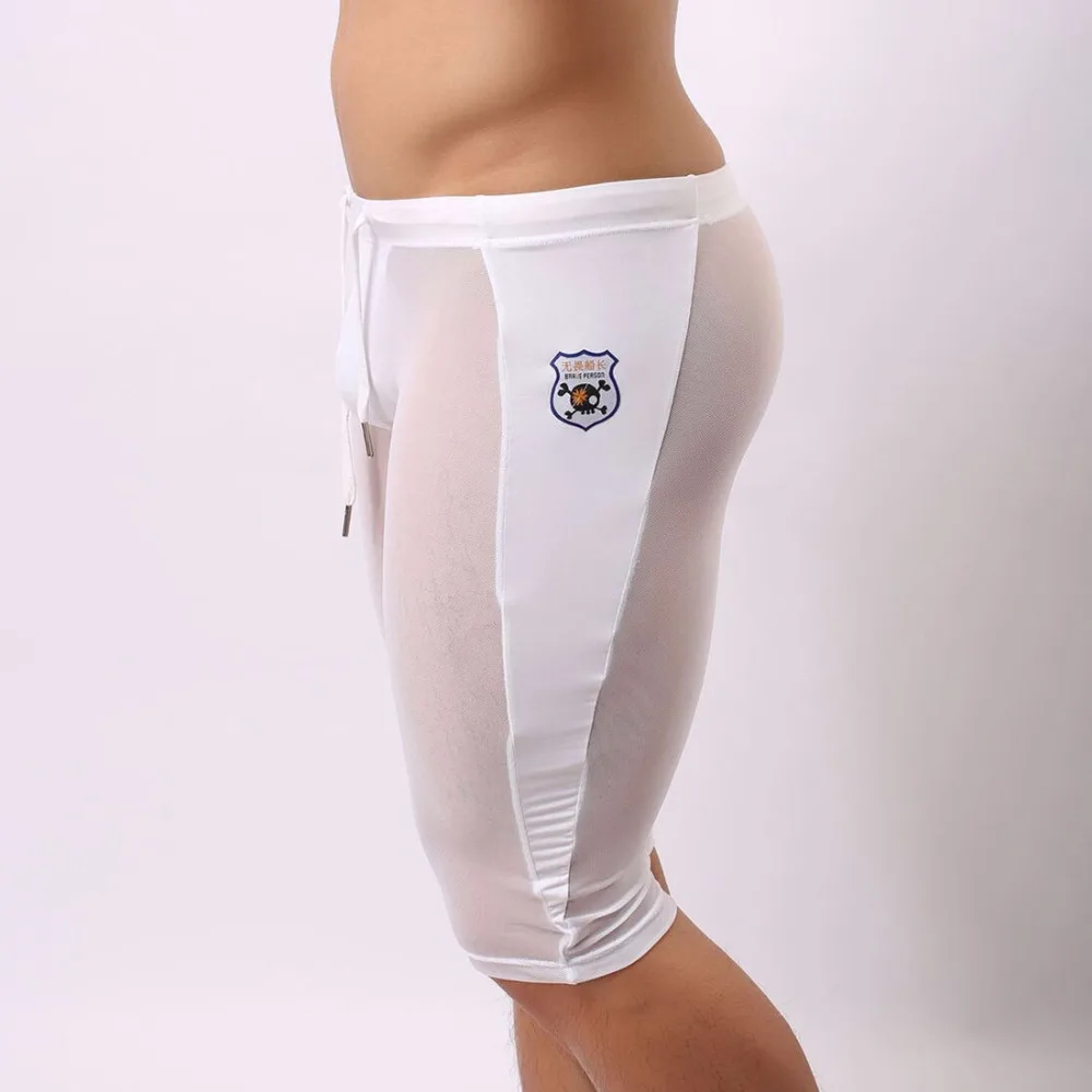 sheer swim shorts