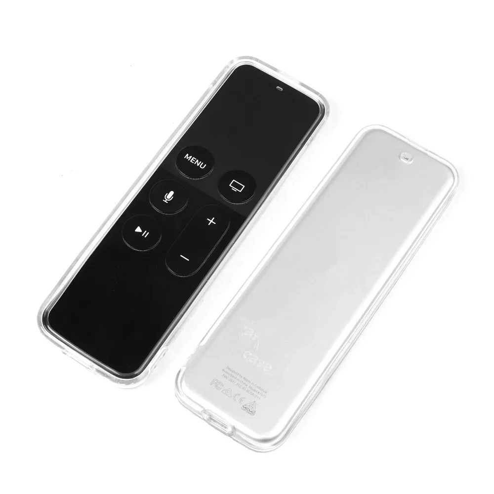 

2018 New Soft Clear TPU Protective Case Sleeve Cover Fit for Apple TV 4th Remote Control Cover