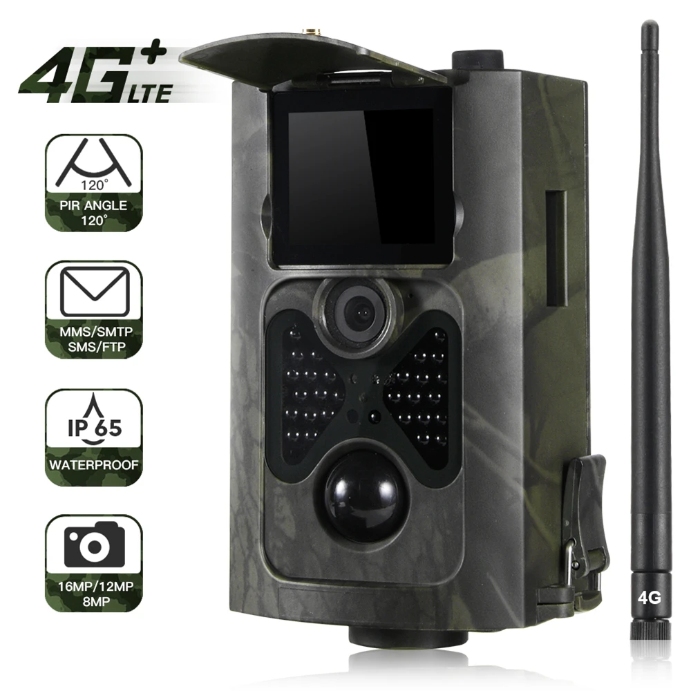 

HC-550LTE 4G MMS SMTP/SMS Trail camera 940nm IR LED photo traps 16mp night vision Hunting camera scout animal Wildlife camera