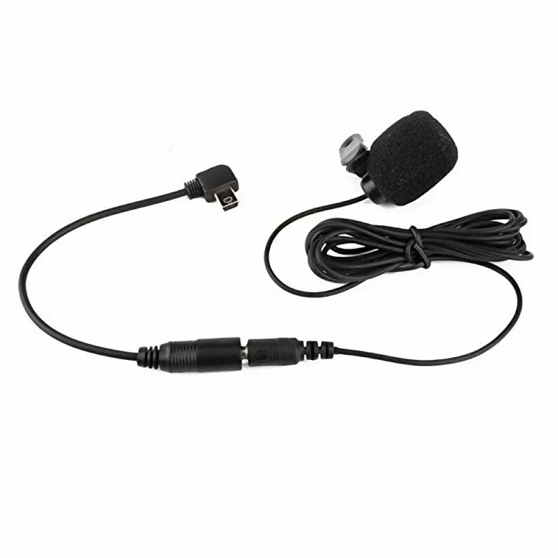 Wrumava для GoPro Hero 3 + 4 5 Аксессуары микрофонный адаптер Mini USB стерео аудио кабель мм с