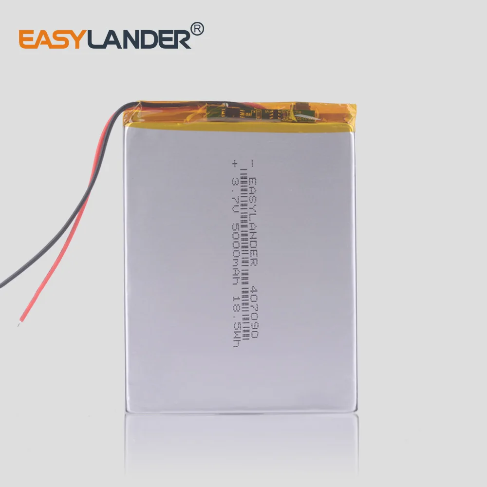 407093 3 7 В 5000 мАч планшет обновление батареи для &quotпланшет Q8 Q88 A13 U25GT Freeander PD10 3G PD20 TV