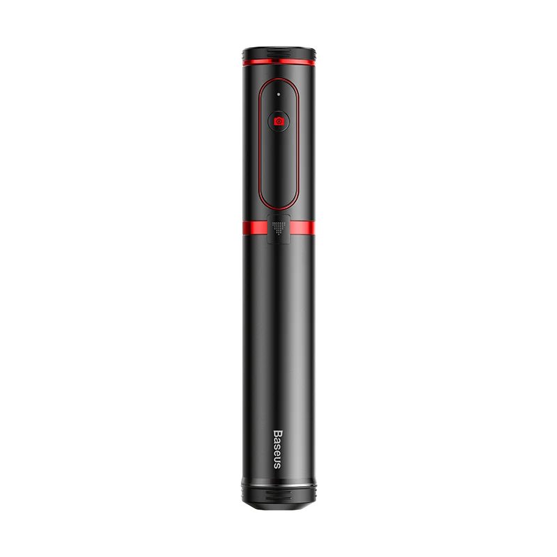 Black-Red Baseus Bluetooth селфи палка штатив беспроводной селфи палка для iPhone 11 Xiaomi Mi huawei samsung мобильный телефон Selfiestick монопод - Цвет: Black-Red