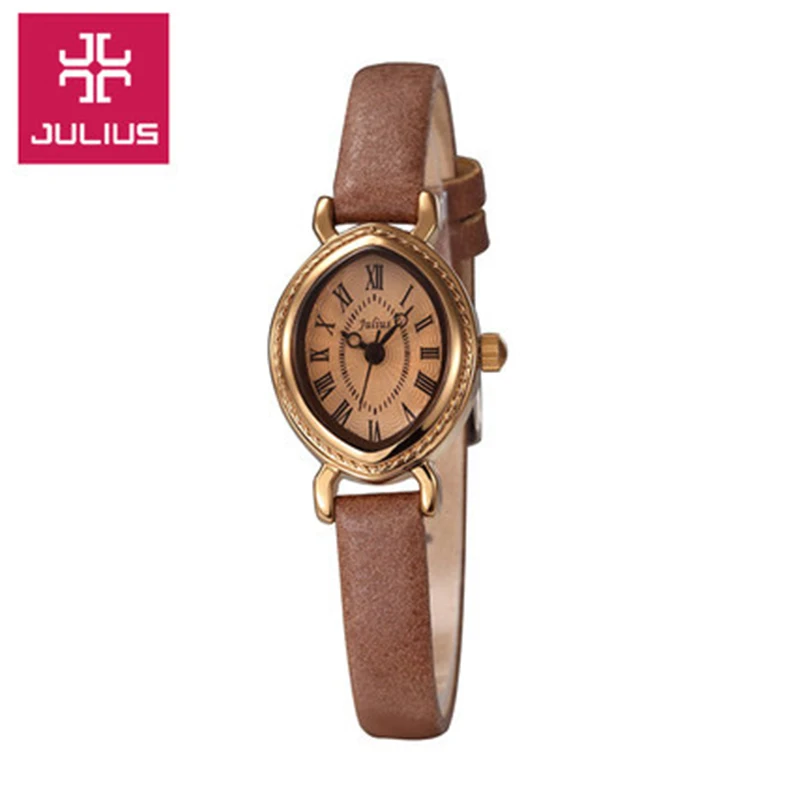 Top Mini JULIUS Women s Watch Japan Quartz Lady Hours Fine Fashion Bracelet Band Leather Clock