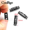 Elastic Rope Clamp Clip Cord Lock Stopper Symmetrical 2 Holes For 3mm Dia. Strings Or Cord Paracord Bag Parts Hardware #FLS109 ► Photo 2/4