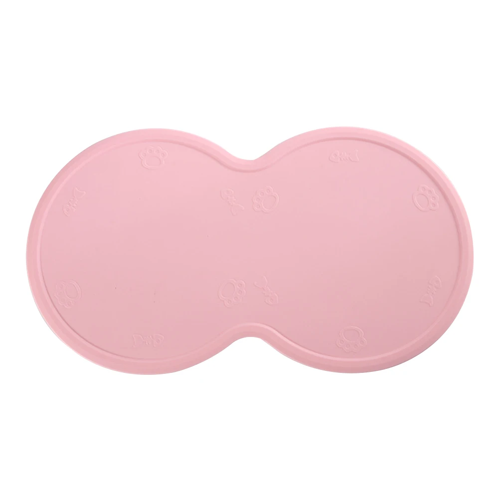 

Wear Resistant Pet Food Mat Eating For Dog Bowl Easy Washing Non Slip Waterproof Drinking Foldable Holder Cat Feeding Silicone