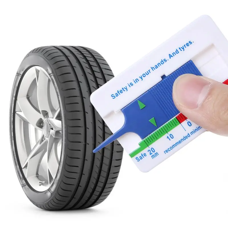 

Tyre Tread Depth Gauge Car Motorcycle Trailer Wheel Measure Tool Depth Caliper