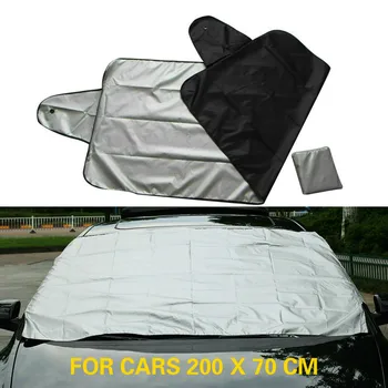 

Car Exterior Protection Snow blocked Car Covers Snow Lce Protector Visor Sun Shade Fornt Rear Windshield Cover Block Shields