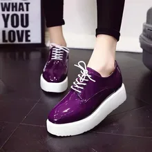 Breathable Comfortable Women’s Flats 2016 New Arrival Genuine Leather Shoes Women Summer Spring Hollow Platform Boat Shoes A08
