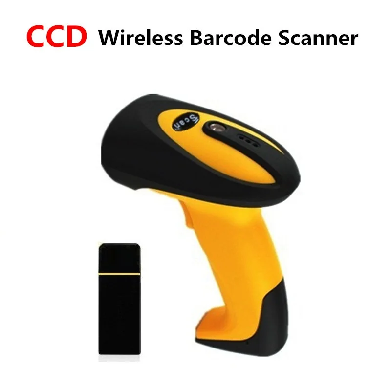 8100 ccd 433 ميجا هرتز اللاسلكية الباركود ماسحة ccd ماسح الباركود المحمولة الباركود ماسحة بار بندقية