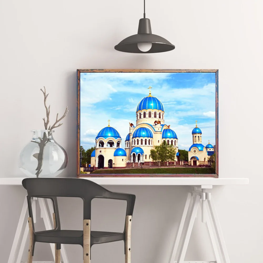 HUACAN Diy 5d алмазная живопись мусульманская Алмазная вышивка крестиком виски Стразы мозаичные украшения для дома