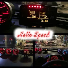 Цифровой датчик широкополосный defi zd Вольт/Температура воды/Температура масла/масло пресс/Тахометр/спидометр/boost/воздушный топливный коэффициент/egt/bf c2 cr a1