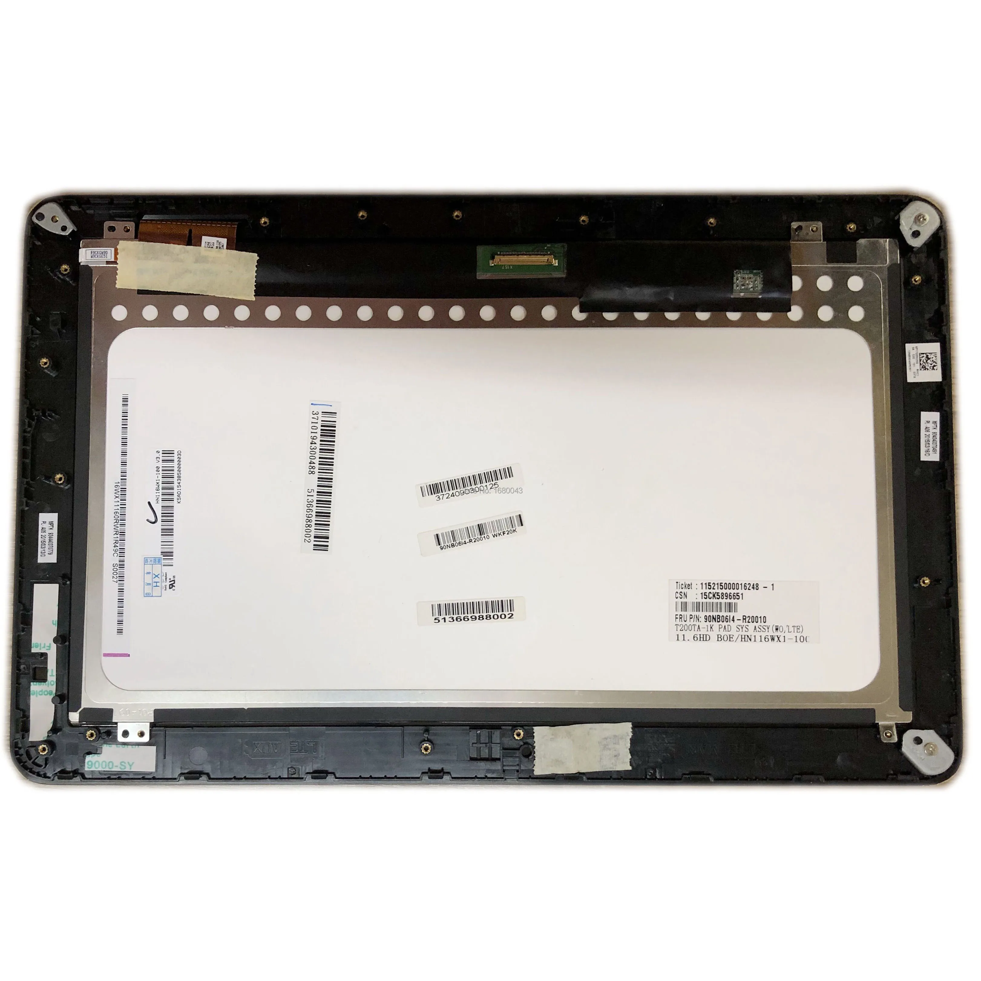 

HN116WX1-100 V3.0 LCD LED Screen Touch Screen Digitizer Assembly Replacement Part Frame For Asus Transformer Book T200 T200TA