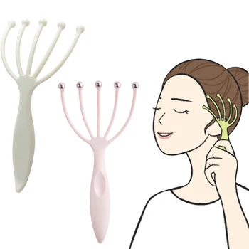 

Five Finger Head Massage Claw Relax Massager Hair Held SPA Scalp Stress Release Massager With Steel Ball