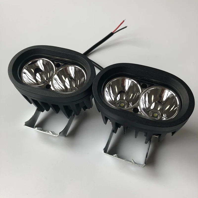 

Pair 40w Spot Led Motorcycle fog light Moto day driving Aux headlamp 4x4 ATV 4WD Offroad Autos Spotlight Car Led work light lamp