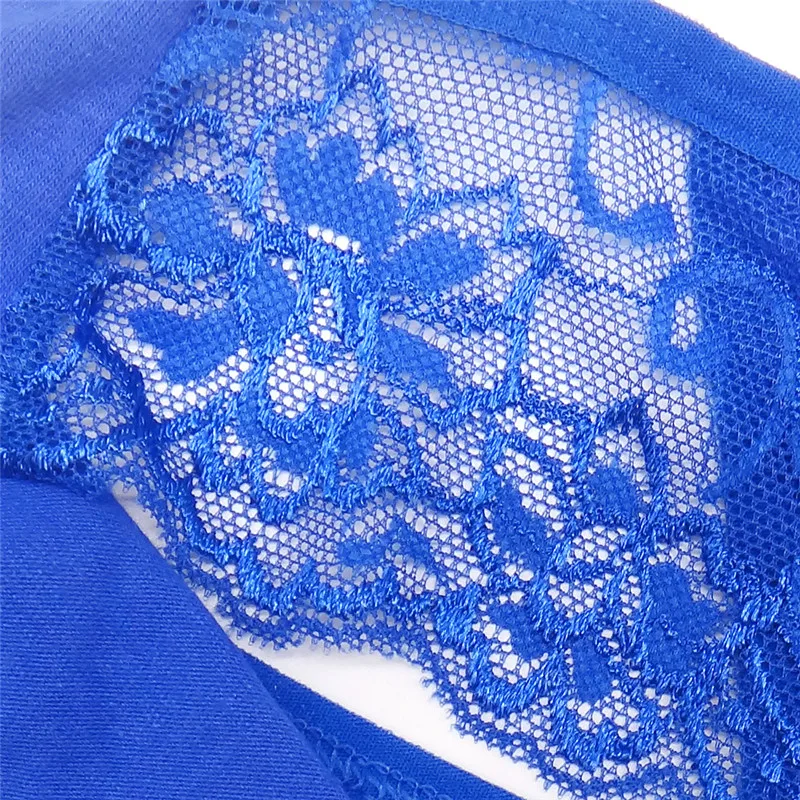 Girls' Sexy Thong Panties in 6 Colors, Lace G-Strings for Girls, Black Panties, Women's Seamless Teen Underwear, Mesh Lace image 5