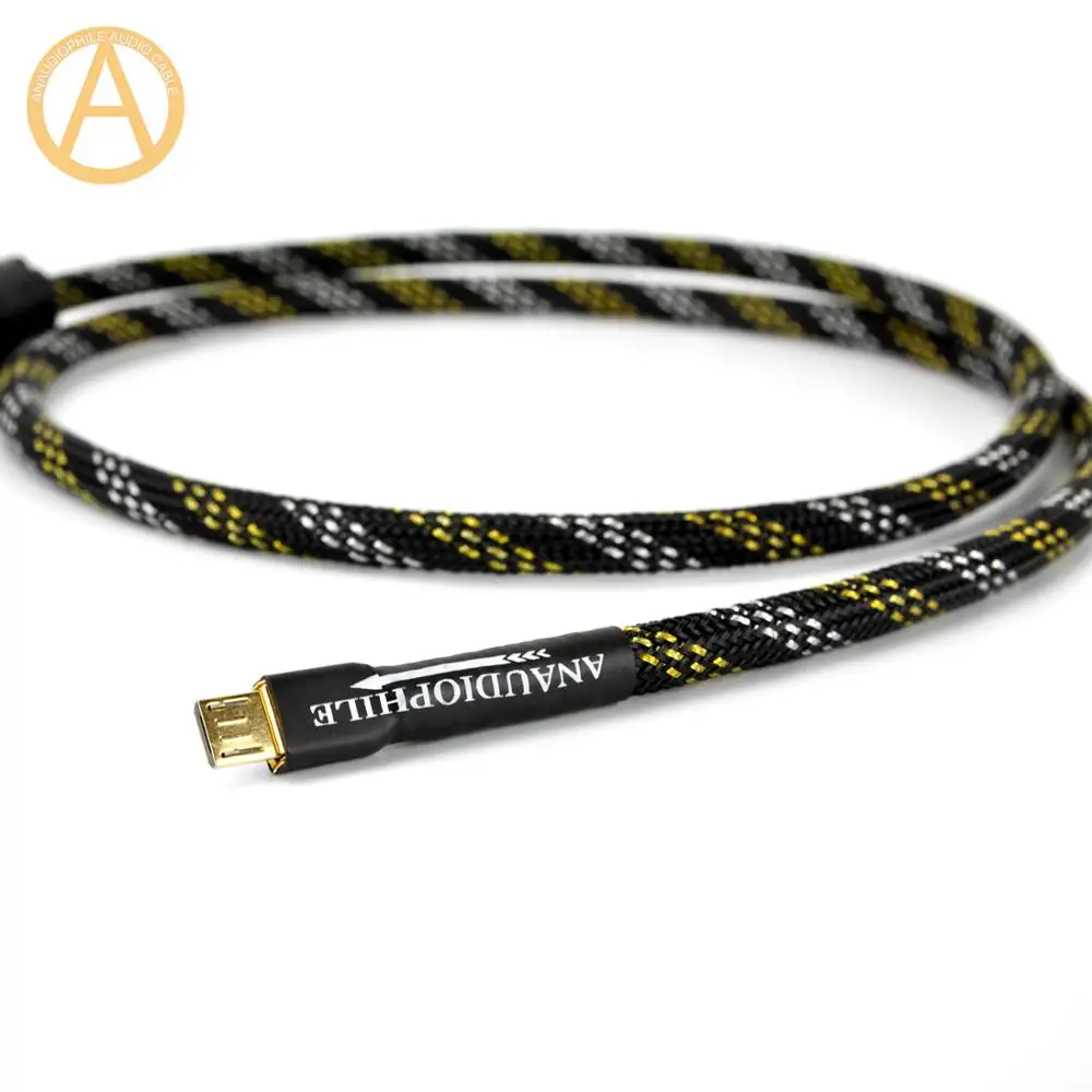 HIFI USB To Micro USB Cable For Computer DAC Mobile Cell Phone Tablet USB Type A To Micro USB Data Audio Cable,Handcrafted