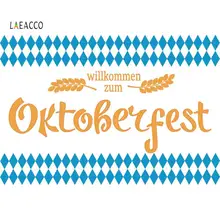 Laeacco Октоберфест фоны Добро пожаловать в вечерние фигурный