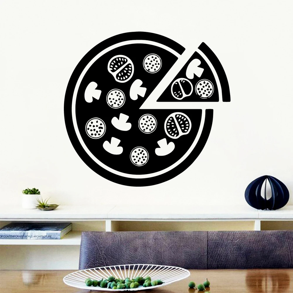 Family pizza Wall Art Decal Wall Art Sticker Murals Removable Wall Sticker Wall Decal Home Accessories