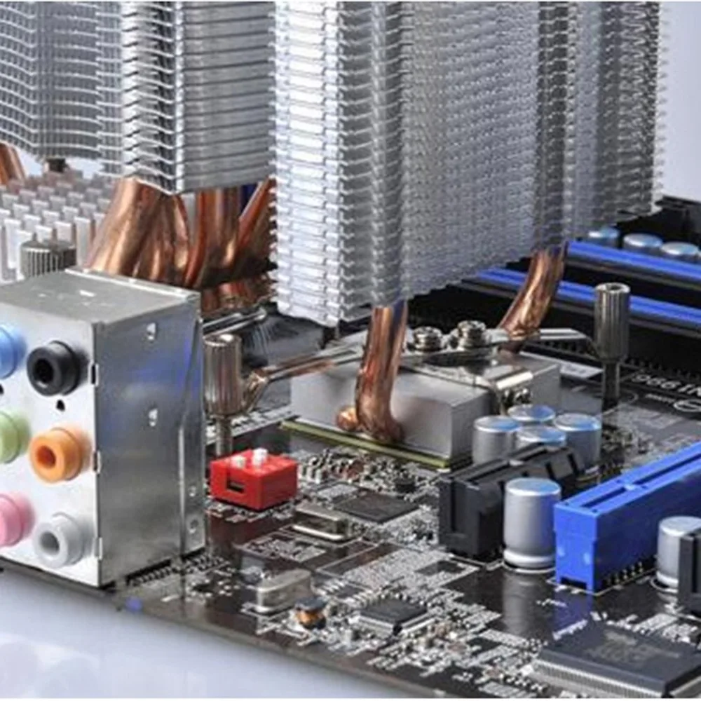 PCCOOLER кулер для процессора 2 тепловые трубки радиатор алюминиевый радиатор материнская плата Северный кулер поддержка 80 мм вентилятор для процессора