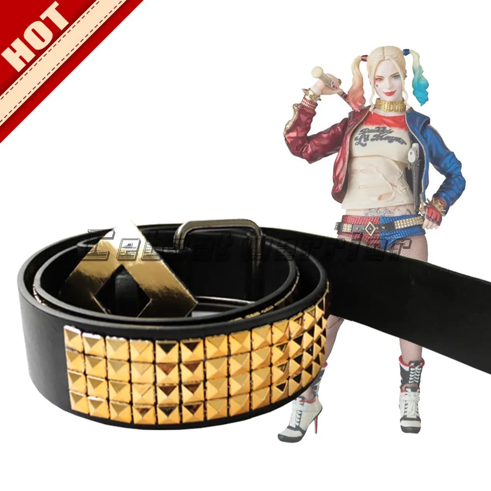 Hot NEW Suicide Squad Harley Quinn clown belt accessories cosplay belt accessory Sashesin