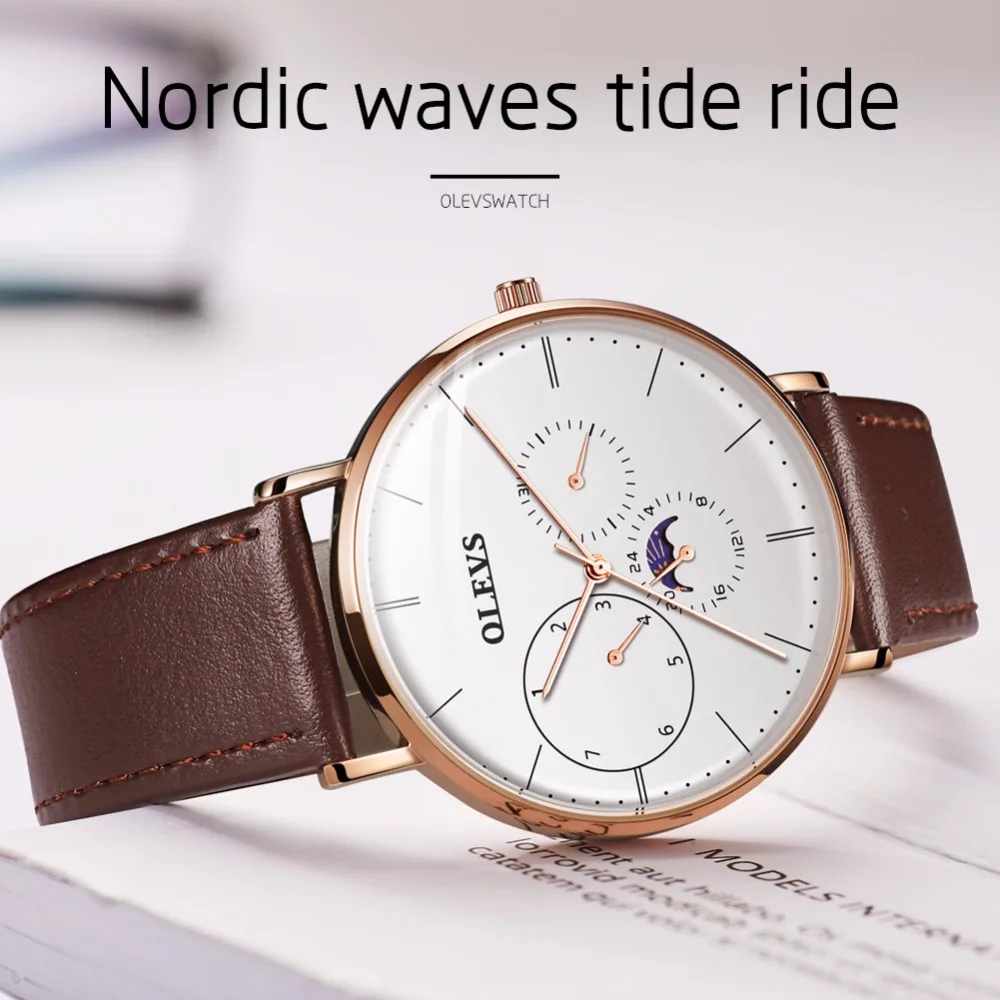 OLEVS top brand Couple watch for lovers Waterproof Clock Luxury Fashion Milan Steel Men Women Watches Quartz Wrist Watch relogio