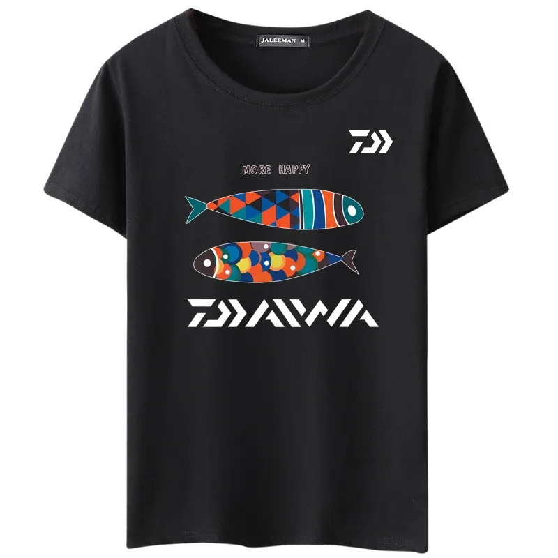 Футболка Daiwa Fishing джерси с коротким рукавом хлопок рыбак ловля карпа форели окуня