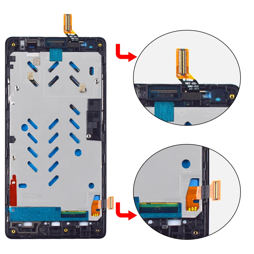ЖК-дисплей для huawei Ascend G700 G700-T00 G700-U00 G700-U10 ЖК-дисплей Дисплей Сенсорный экран планшета Стекло сборка Рамка для huawei G700