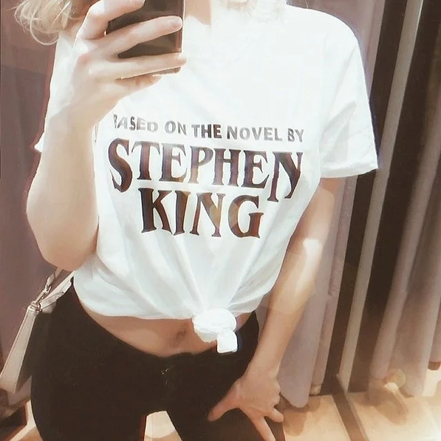 Женская футболка sunfiz YF новая крутая от Stephen King 2019|Футболки| |