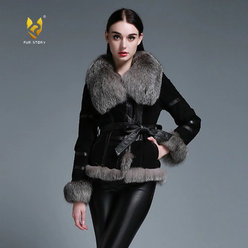 Leather jacket female 2019 new winter jacket women really