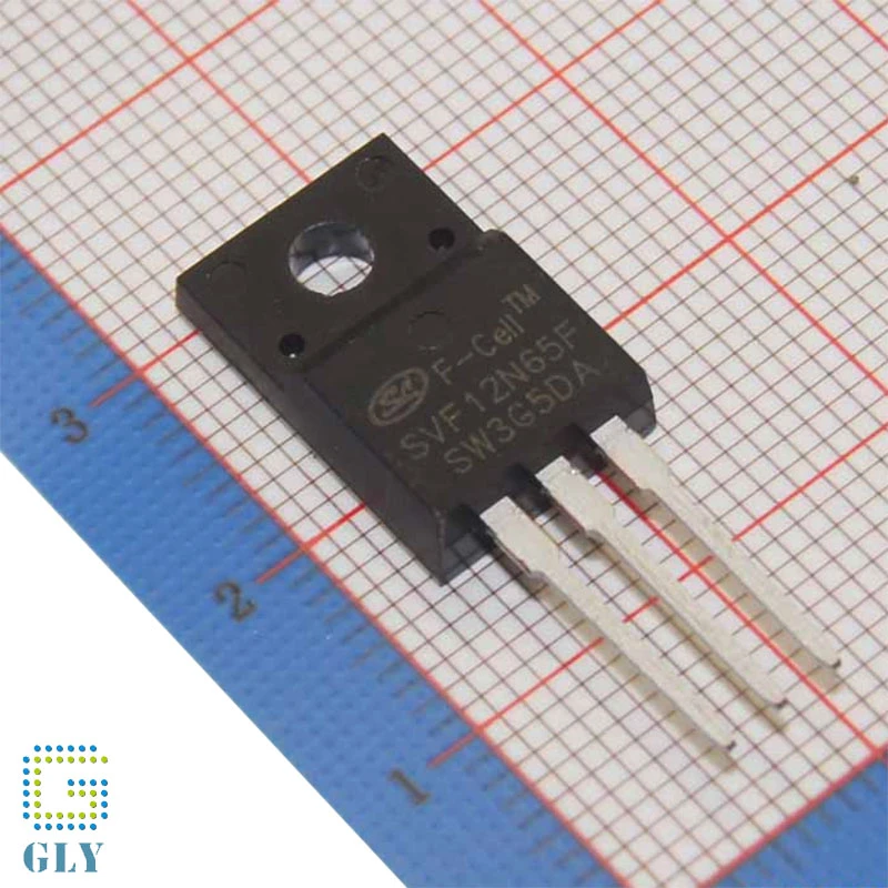 SVF12N65F TO 220 MOSFET SVF12N65F SVF 12N65F FET Transistor de Efecto