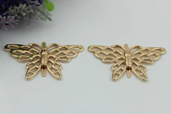 

6pcs/lot luggage bag hardware accessories diy metal bowknot decorated buckle shoe buckle adornment bag hardware accessories