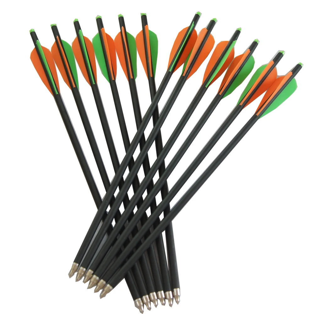 24PK 17 inch Archery crossbow arrows 8.8mm mixed carbon fiber crossbow