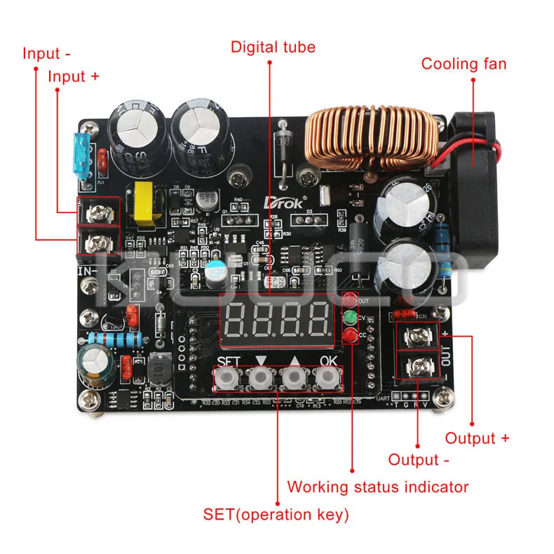 12a 720 w conversor regulador de tensao 03