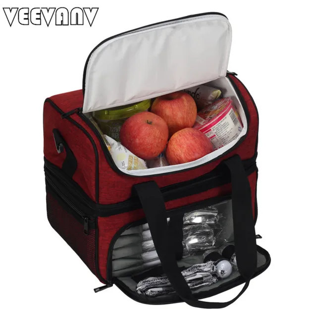 Veevanv Top Quality Insulated Lunch Bag Gifts For Women Large Food Veevanv Top Quality Insulated Lunch Bag Gifts For Women Large Food Picnic Cooler Box Tote