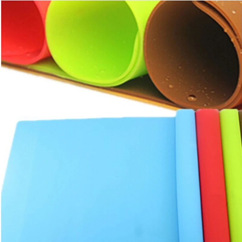 Hot 1Pcs Silicone Mats Baking Liner Silicone Oven Mat Heat Insulation