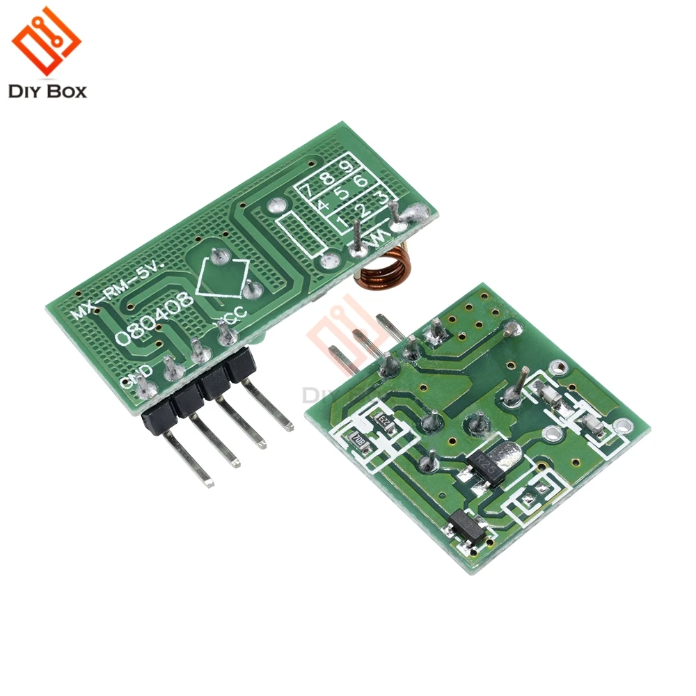 433 МГц RF беспроводной передатчик и модуль приемника DIY комплект для Arduino ARM MCU WL|kit for