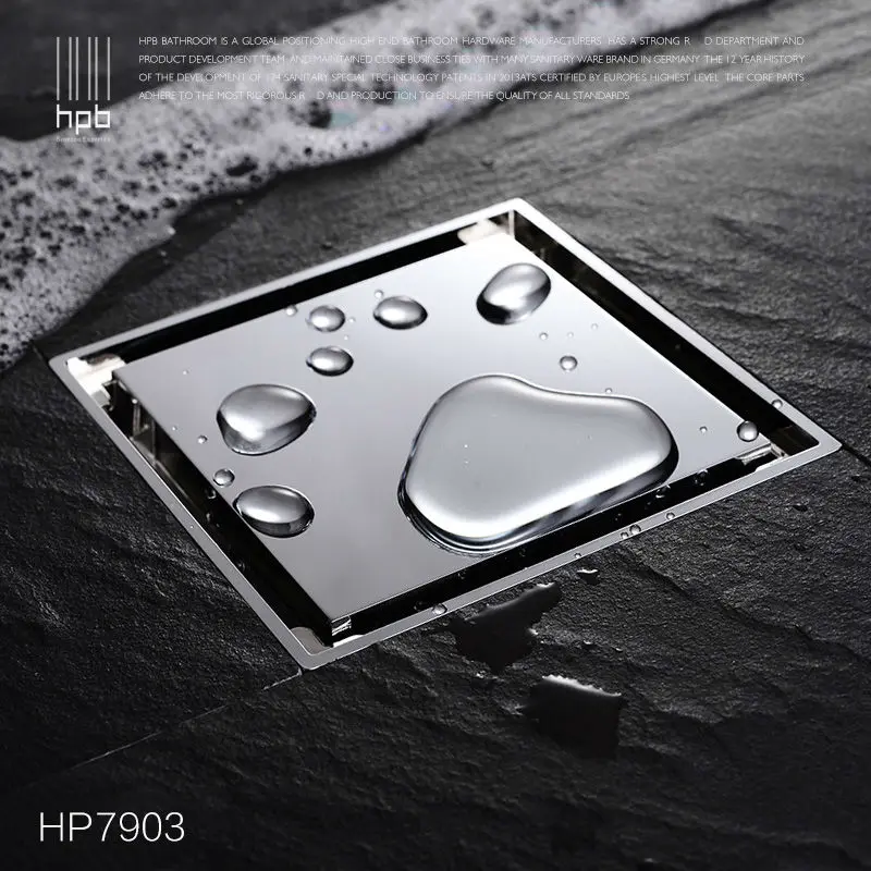 

HPB Brass Bathroom Sewer Filter Deodorization Water Outlet Shower Floor Drain banheiro salle de bain HP7903