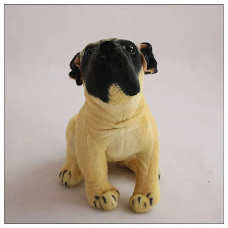 55 см Бигль боксер Мопс далматинец Волкодав моделирование сидя собака плюшевая игрушка хорошее качество реалистичные сидящие собаки куклы L3416