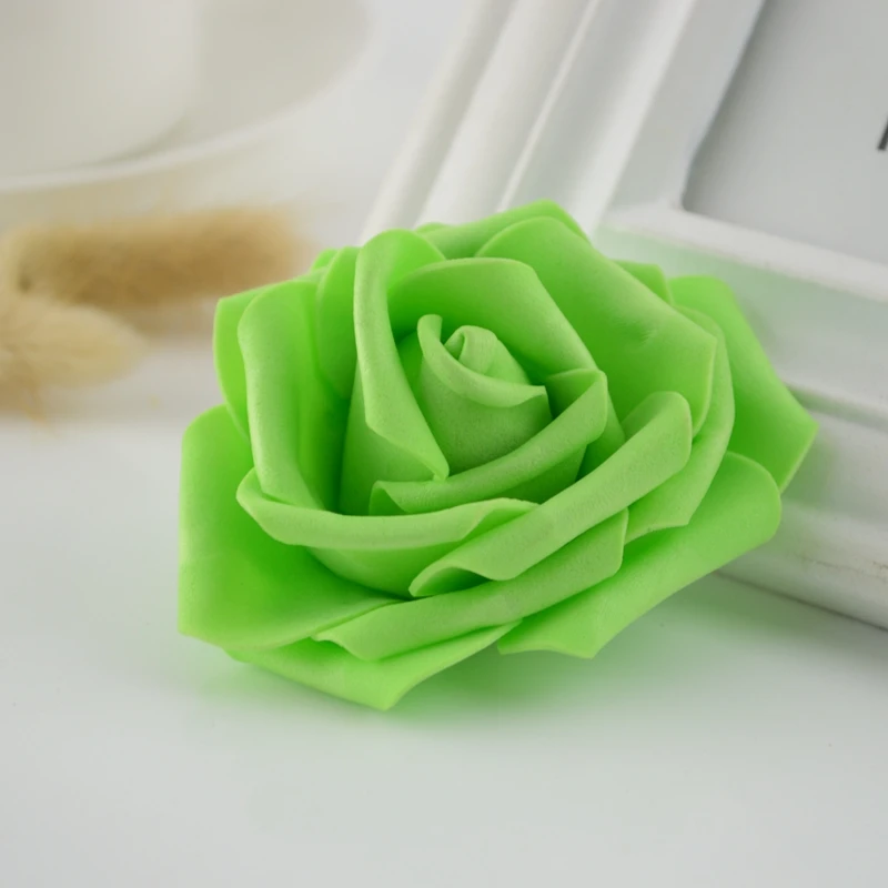 10 шт. искусственные розы из пенополиэтилена 7 см|wedding car decoration|rose artificialartificial flowers
