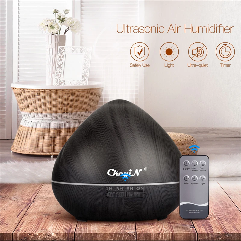 

CkeyiN Office Home USB Aroma Essential Oil Diffuser Ultrasonic Cool Mist Humidifier Air Purifier 7 Color Change LED Night light