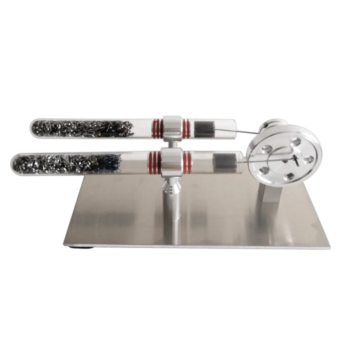 

NFSTRIKE Hot Echo Type Dual Cylinder Quartz Heating Tube Stirling Engine Model Kit Toys For Kids Adults 2019