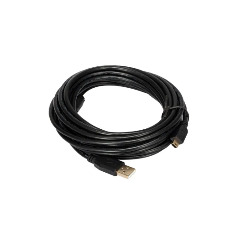 5 метров/10 метров длиной 2,0 Мини USB Бронзовый кабель для передачи данных Высокоскоростной шнур питания для зарядного устройства DSLR камеры sony PS3 контроллер