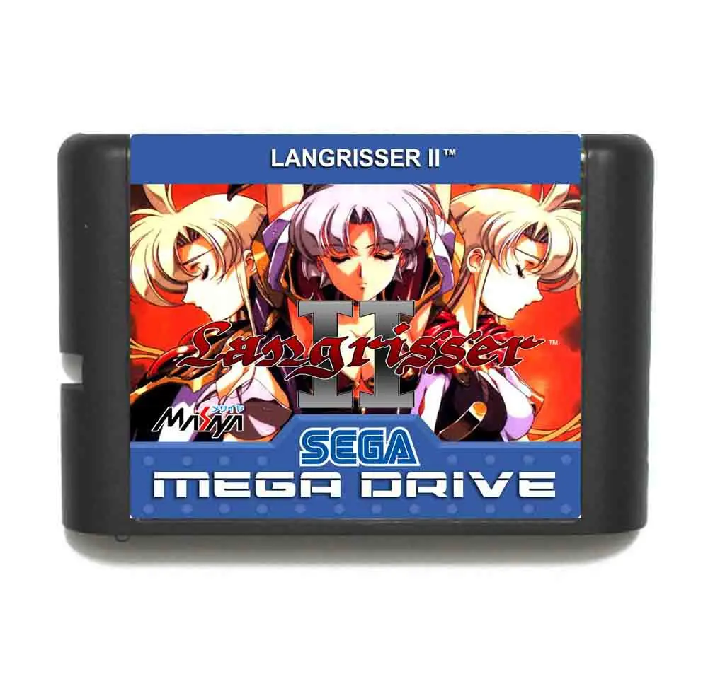 Langrisser II 16 бит MD карточная игра с коробку для Sega Megadrive/Genesis|16 bit|md game16 bit md |