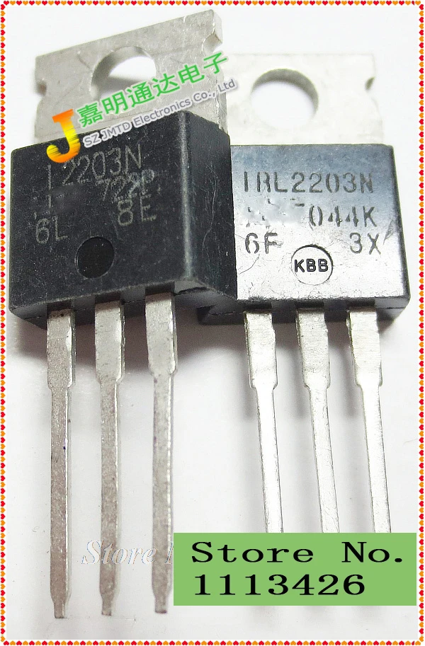 

Free shipping 10pcs/lot IRL2203N IRL2203 N-channel FET TO-220 new original