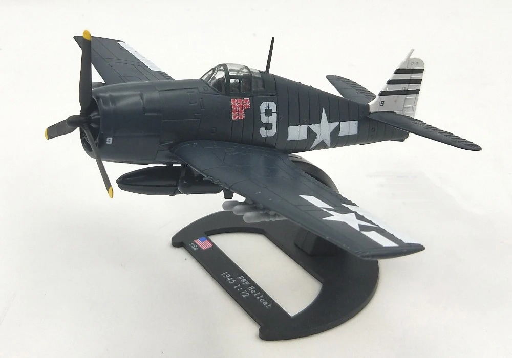 1: 72 Вторая мировая война F6F, hells, истребитель сплава модель самолета ACE driver Коллекция Модель