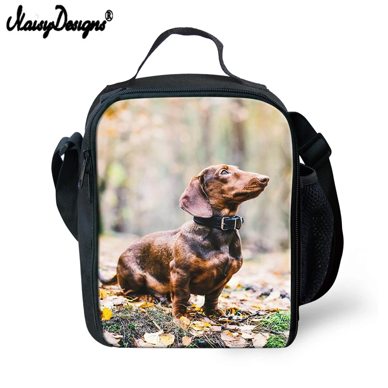 

Dachshund Dog Pattern Women Lunch Box Bag For Kids Man Insulated Picnic Travel Storage Bags Food Fresh Keep Warm Container Hot