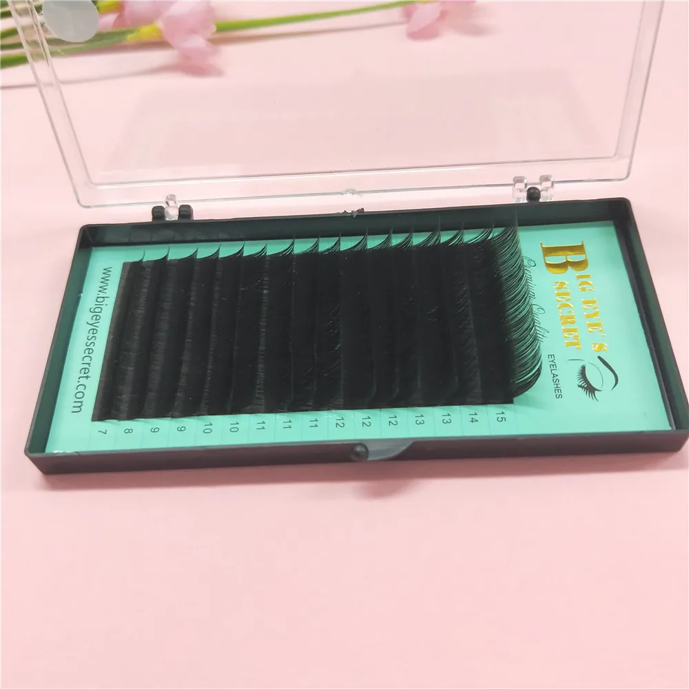 Promotions price Eye Lashes Extension Thickness Curl J B C D Soft Silk Korea Individual Eyelash Natural Soft False Eyelash