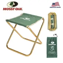 Mossy Oak Folding Stool Fishing chair Camping Chair Portable Lightweight with Green Bag and Carabiner Mossy Oak Folding Stool Fishing chair Camping Chair Portable Lightweight with Green Bag and Carabiner