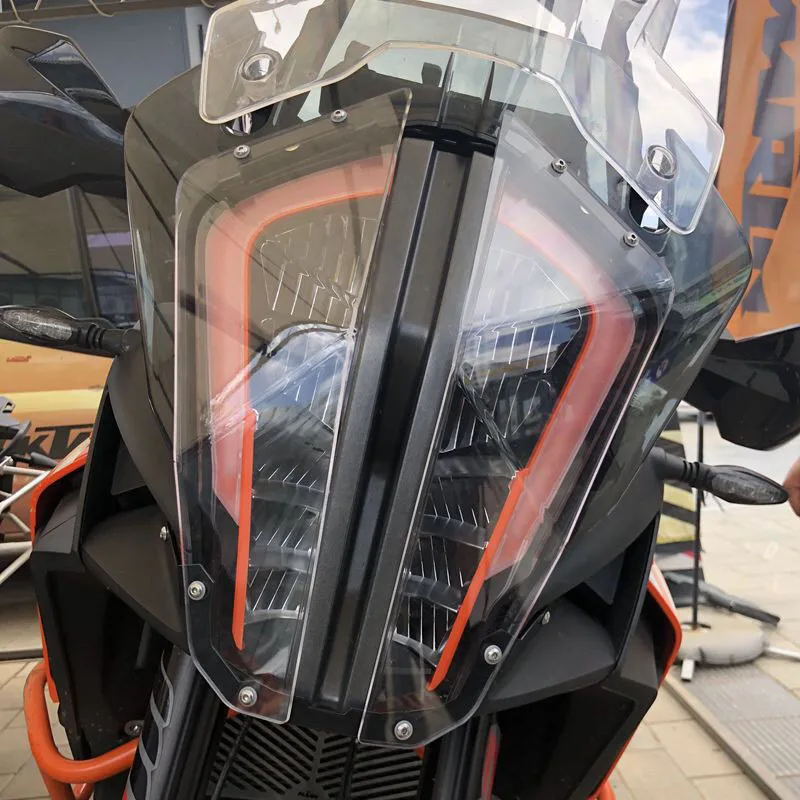 Для KTM 1290 супер Приключения R 1290 супер Приключения S Прозрачный Защита фар защита фар